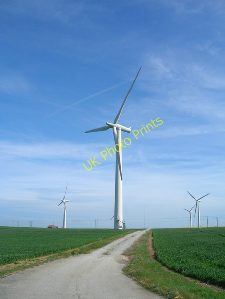 Photo 6"x4" Track to Out Newton Wind Farm Out Newton c2011