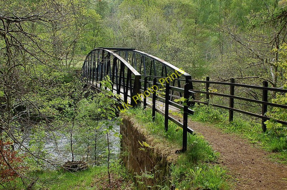 Photo 6"x4" Footbridge over the River Garry Invergarry c2011