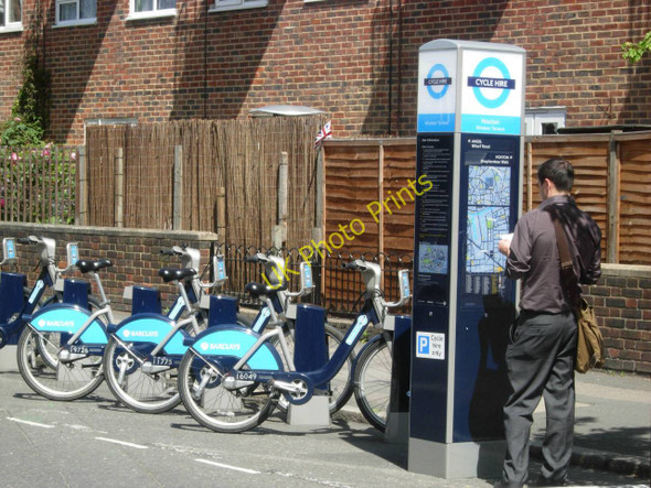 Photo 6"x4" Cycle hire - Windsor Terrace London c2011