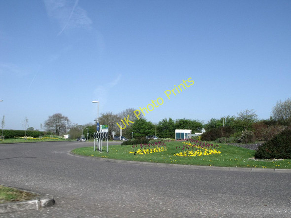 Photo 6"x4" Roundabout at Preston Plucknett Yeovil c2011