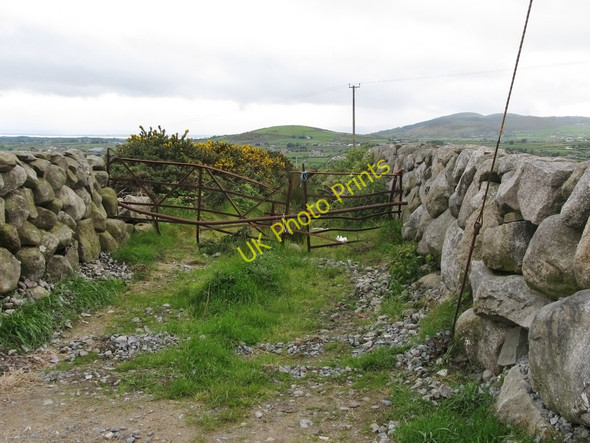 Photo 6"x4" Blocked off field access lane in the townland of Brackenagh West  Ballymartin c2011