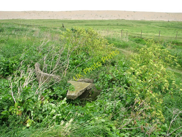 Photo 6"x4" Remains of a pillbox on the Quag, Kelling Kelling c2011
