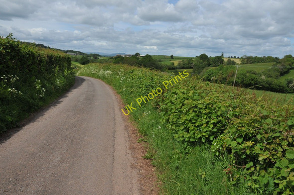 Photo 6"x4" Road near Llangwm Gaer-fawr c2011
