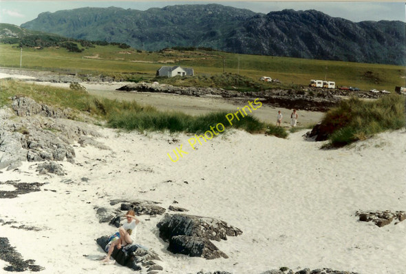 Photo 6"x4" The silver sands near Portnaluchaig Portnaluchaig c1989