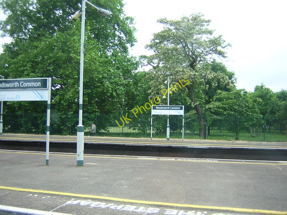 Photo 6"x4" Wandsworth Common station: the common beyond Clapham\/TQ2975 c2011