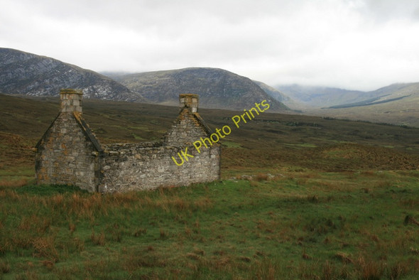 Photo 6"x4" Ruin at Allnabad Allt na F\u00e8ithe Buidhe\/NC4641 c2011