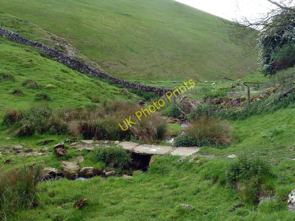 Photo 6"x4" Footbridge below Wetton Hill Wetton\/SK1055 c2011