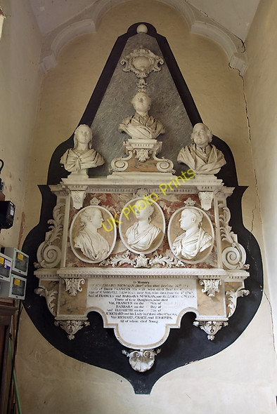 Photo 6"x4" Newman family monument - Fifehead Magdalen parish church Fifehead Magdalen c2011