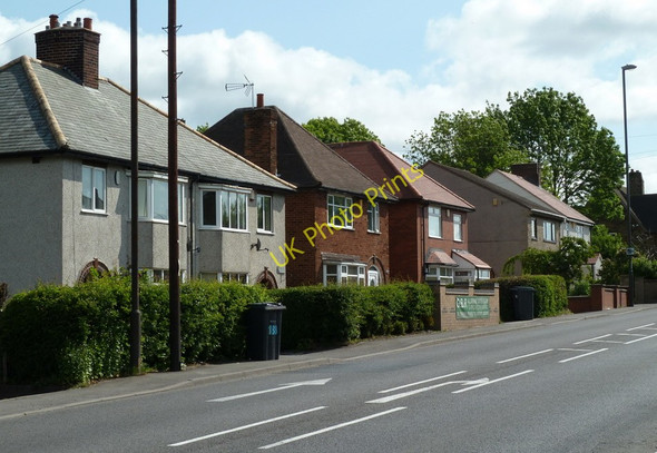 Photo 6"x4" Houses by the main road through Glapwell Glapwell c2011