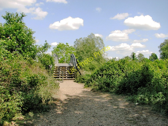 Photo 6"x4" Footbridge over the River Yare by University Broad, Cringleford Colney c2011