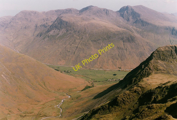 Photo 6"x4" Mosedale from Red Pike Wasdale Head\/NY1808 c1992
