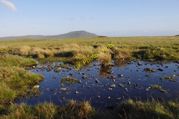 Photo 6"x4" Small tarn on West Fell Chapel-le-Dale c2011