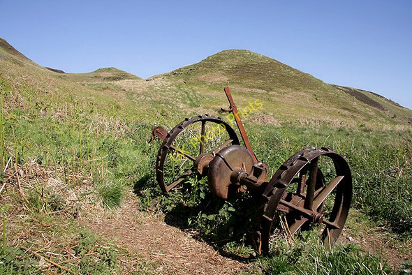 Photo 6"x4" An old reaper on Kerrera Carn Breugach c2011