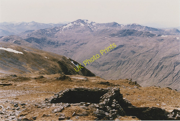 Photo 6"x4" Ruined shelter on M\u00c3\u00a0m Sodhail M\u00e0m Sodhail c1992