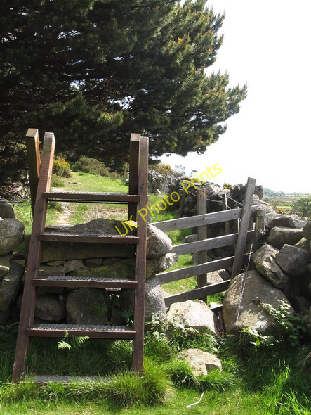 Photo 6"x4" Stile on the Round Seefin path Annalong c2011