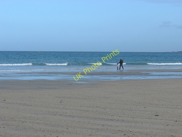 Photo 6"x4" Pentewan Beach Mevagissey c2011 P1