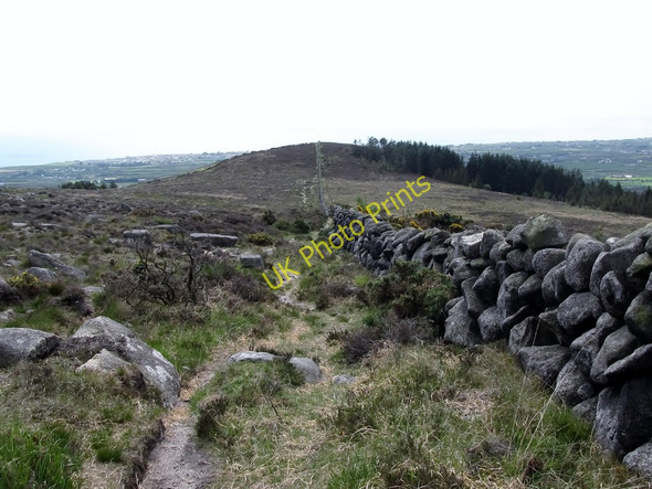 Photo 6"x4" View back towards Round Seefin hill from Long Seefin Annalong c2011