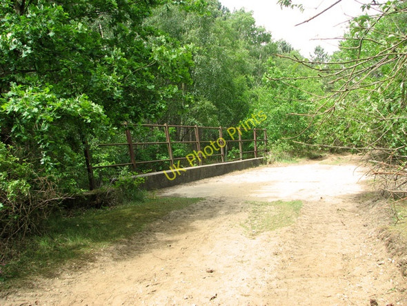 Photo 6"x4" East Suffolk line through Waveney Forest - bridged culvert Fritton\/TG4600 c2011