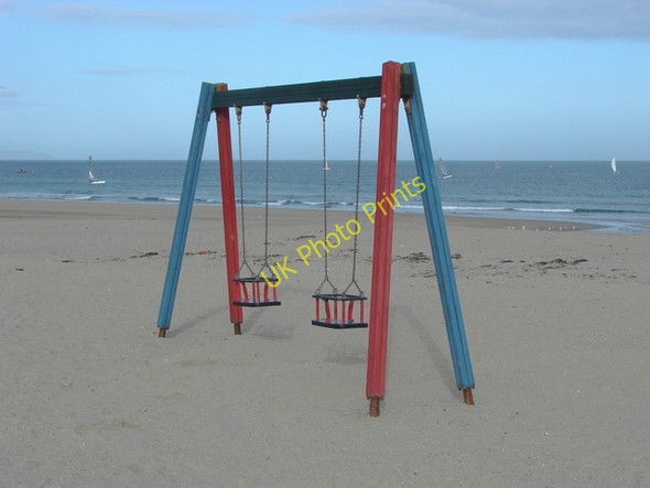 Photo 6"x4" Pentewan Beach Mevagissey c2011 P1
