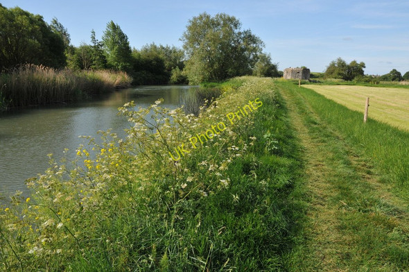 Photo 6"x4" River Thames downstream from Buscot Lechlade on Thames c2011