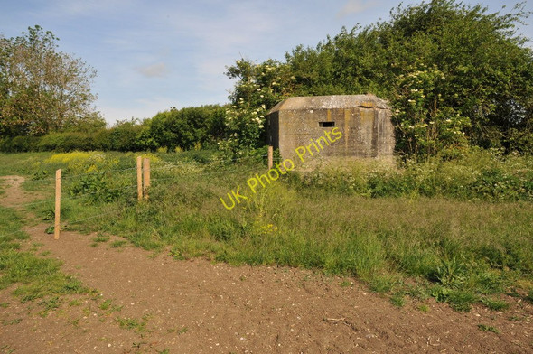 Photo 6"x4" Pillbox near Buscot Lechlade on Thames c2011