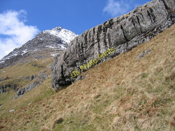 Photo 6"x4" A view from the Pyg track towards Crib Goch Gwastadnant c2008