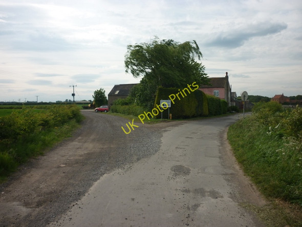 Photo 6"x4" The entrance to Haslams Farm Haxey Carr c2011