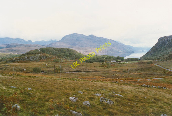 Photo 6"x4" View towards Loch Maree Pool Crofts c1992
