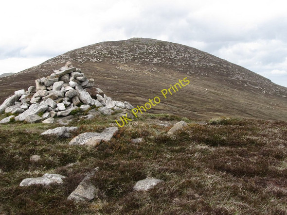 Photo 6"x4" Chimney Rock Mountain from the summit of Spences Mountain Annalong c2011