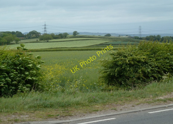Photo 6"x4" Fields by Moor Lane Arkwright Town c2011
