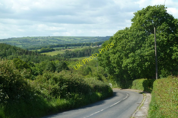 Photo 6"x4" Barlow Lees Lane and views beyond Dronfield c2011