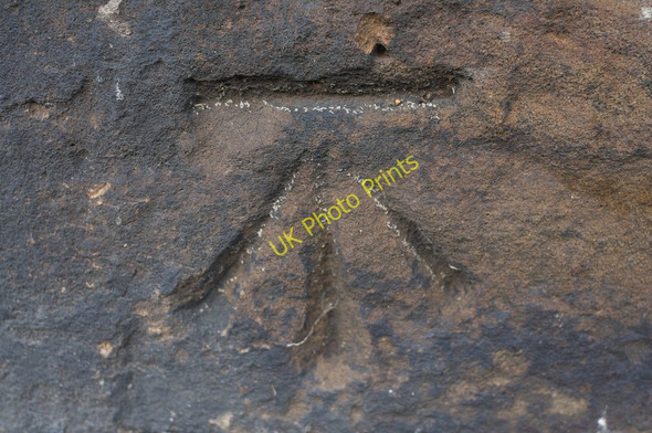 Photo 6"x4" Cut Bench Mark, Sheffield Road \/ Balk Lane Worsbrough c2011