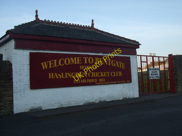 Photo 6"x4" Haslingden Cricket Club - Entrance Haslingden c2011