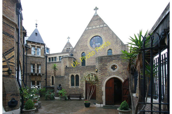 Photo 6"x4" St Francis of Assisi, Pottery Lane, Notting Hill Kensington\/TQ2579 c2011