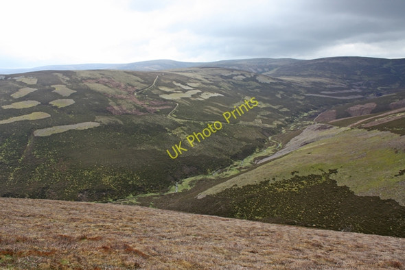 Photo 6"x4" Littleglen Burn and Finlate Hill Littleglen Burn c2011