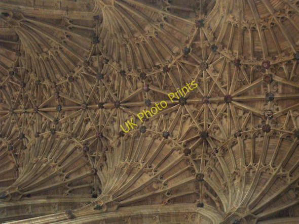 Photo 6"x4" Fan vaulting, Sherborne Abbey Sherborne\/ST6316 c2009