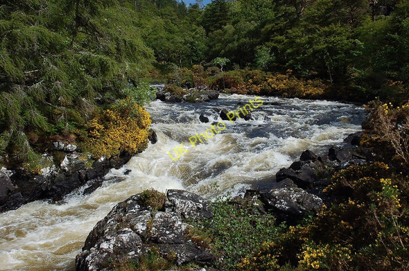 Photo 6"x4" Rapids on the River Inver (2) Lochinver\/NC0922 c2011