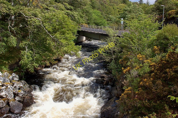 Photo 6"x4" The new bridge from the old, Lochinver Lochinver\/NC0922 c2011