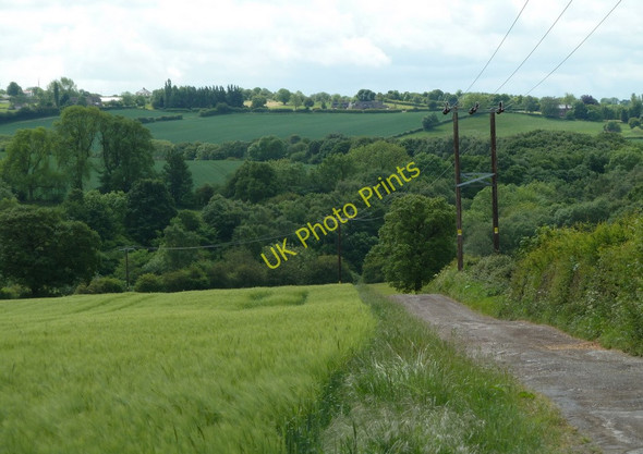 Photo 6"x4" Track south of Park Hall Spinkhill c2011