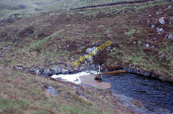 Photo 6"x4" Hydro weir on the Maldie Burn Unapool c2011