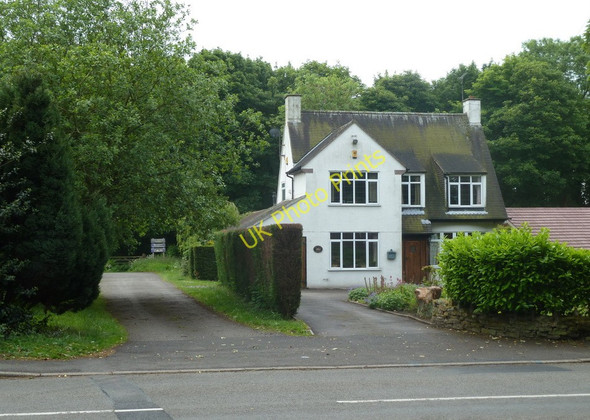 Photo 6"x4" Asover Road, house and path to Far Tupton Wood Clay Cross c2011