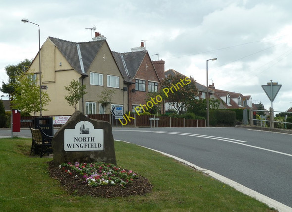 Photo 6"x4" Entering North Wingfield on the A6175 Clay Cross c2011
