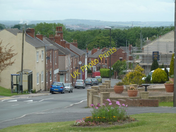 Photo 6"x4" View along Station Road Clay Cross c2011