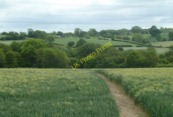 Photo 6"x4" Footpath east of North Wingfield Clay Cross c2011