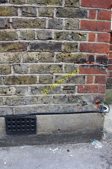 Photo 6"x4" Benchmark on  #116 Delgarno Gardens Kensal Town c2011