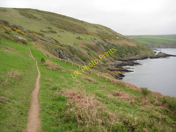 Photo 6"x4" Coast path on Pencarrow Head Lansallos c2011