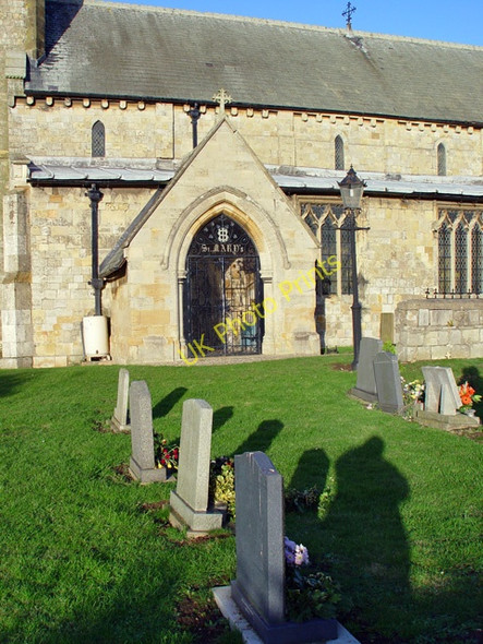 Photo 6"x4" St Mary's Church Porch, Swine Swine c2008