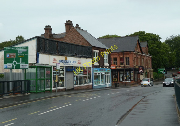 Photo 6"x4" Shops and pub, Lowgates, Staveley Staveley\/SK4374 c2011