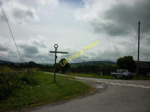 Photo 6"x4" Looking down the A488 Love Lane near Bishop's Castle Newport\/SO3287 c2011