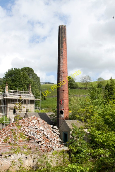 Photo 6"x4" Chimney Langcliffe Mill Settle c2011